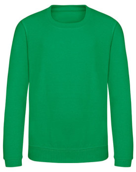 Sweat Personnalisé Manche Longue avec liseré Enfant 280 g/m² - Just Hoods JH030J - Sweat Personnalisé avec marquage broderie,...