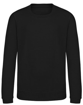 Sweat Personnalisé Manche Longue avec liseré Enfant 280 g/m² - Just Hoods JH030J - Sweat Personnalisé avec marquage broderie,...