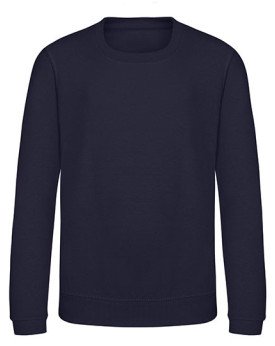 Sweat Personnalisé Manche Longue avec liseré Enfant 280 g/m² - Just Hoods JH030J - Sweat Personnalisé avec marquage broderie,...