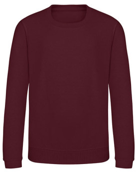 Sweat Personnalisé Manche Longue avec liseré Enfant 280 g/m² - Just Hoods JH030J - Sweat Personnalisé avec marquage broderie,...