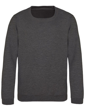 Sweat Personnalisé Manche Longue avec liseré Enfant 280 g/m² - Just Hoods JH030J - Sweat Personnalisé avec marquage broderie,...