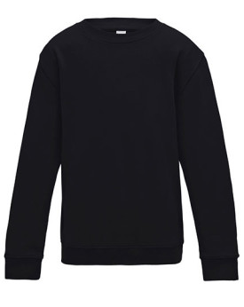 Sweat Personnalisé Manche Longue avec liseré Enfant 280 g/m² - Just Hoods JH030J - Sweat Personnalisé avec marquage broderie,...