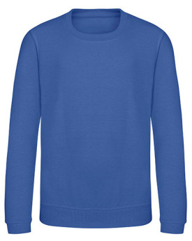 Sweat Personnalisé Manche Longue avec liseré Enfant 280 g/m² - Just Hoods JH030J - Sweat Personnalisé avec marquage broderie,...