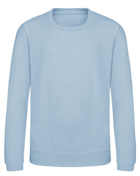 Sweat Personnalisé Manche Longue avec liseré Enfant 280 g/m² - Just Hoods JH030J - Sweat Personnalisé avec marquage broderie,...