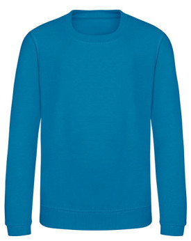 Sweat Personnalisé Manche Longue avec liseré Enfant 280 g/m² - Just Hoods JH030J - Sweat Personnalisé avec marquage broderie,...