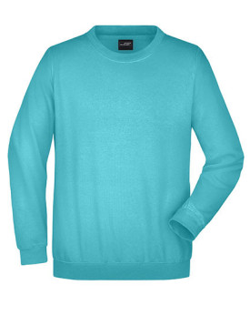 Sweat Personnalisée Manche Longue|avec liseré Col rond Homme  300 g/m² - Daiber JN040 - Sweat Personnalisé avec marquage brod...