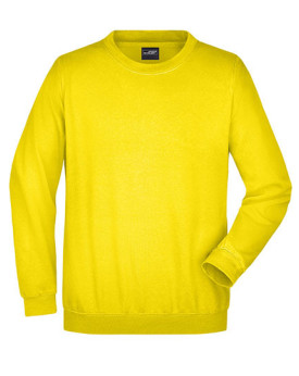 Sweat Personnalisée Manche Longue|avec liseré Col rond Homme  300 g/m² - Daiber JN040 - Sweat Personnalisé avec marquage brod...