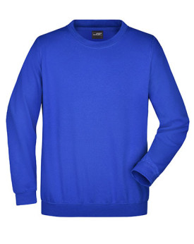 Sweat Personnalisée Manche Longue|avec liseré Col rond Homme  300 g/m² - Daiber JN040 - Sweat Personnalisé avec marquage brod...