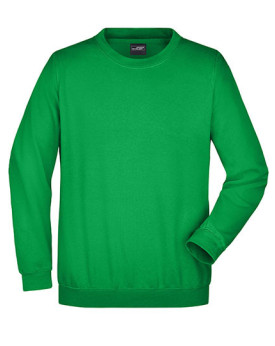 Sweat Personnalisée Manche Longue|avec liseré Col rond Homme  300 g/m² - Daiber JN040 - Sweat Personnalisé avec marquage brod...