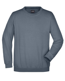 Sweat Personnalisée Manche Longue|avec liseré Col rond Homme  300 g/m² - Daiber JN040 - Sweat Personnalisé avec marquage brod...