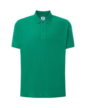 Polo Personnalisé Manche Courte avec liseré Duo 210 g/m² - JHK PORA210 - Polo Personnalisé avec marquage broderie, flocage ou...