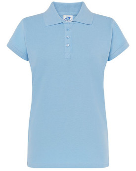 Polo Personnalisé Manche Courte avec liseré Duo 200 g/m² - JHK POPL200 - Polo Personnalisé avec marquage broderie, flocage ou...