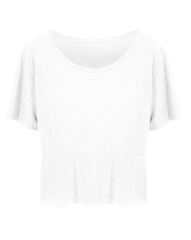 Tee shirt Personnalisé Manche Courte Boat-Neck|Bande de propreté|Col rond Femme  160 g/m² - Ecologie EA002F - Tee shirt Perso...