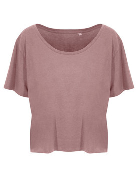 Tee shirt Personnalisé Manche Courte Boat-Neck|Bande de propreté|Col rond Femme  160 g/m² - Ecologie EA002F - Tee shirt Perso...