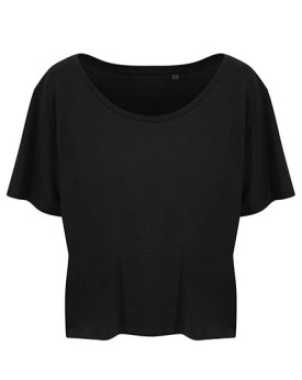 Tee shirt Personnalisé Manche Courte Boat-Neck|Bande de propreté|Col rond Femme  160 g/m² - Ecologie EA002F - Tee shirt Perso...