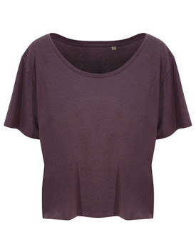 Tee shirt Personnalisé Manche Courte Boat-Neck|Bande de propreté|Col rond Femme  160 g/m² - Ecologie EA002F - Tee shirt Perso...