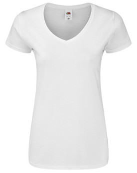 Tee shirt Personnalisé Manche Courte Femme 100% coton 150 g/m² (White: 140 g/m²) - Fruit of the Loom 61-444-0 - Tee shirt Per...