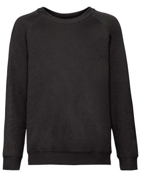 Sweat Personnalisé Manche Longue avec liseré Enfant 280 g/m² (Heather Grey: 260 g/m²) - Fruit of the Loom 62-039-0 - Vêtement...