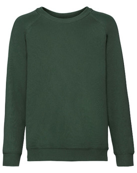 Sweat Personnalisé Manche Longue avec liseré Enfant 280 g/m² (Heather Grey: 260 g/m²) - Fruit of the Loom 62-039-0 - Vêtement...