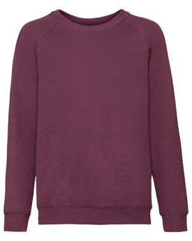 Sweat Personnalisé Manche Longue avec liseré Enfant 280 g/m² (Heather Grey: 260 g/m²) - Fruit of the Loom 62-039-0 - Vêtement...