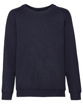 Sweat Personnalisé Manche Longue avec liseré Enfant 280 g/m² (Heather Grey: 260 g/m²) - Fruit of the Loom 62-039-0 - Vêtement...
