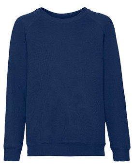 Sweat Personnalisé Manche Longue avec liseré Enfant 280 g/m² (Heather Grey: 260 g/m²) - Fruit of the Loom 62-039-0 - Vêtement...