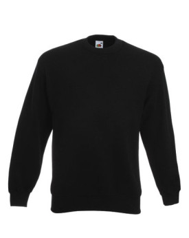 Sweat Personnalisé Manche Longue avec liseré Homme 280 g/m² (White, Heather Grey: 260 g/m²) - Fruit of the Loom 62-202-0 - Sw...
