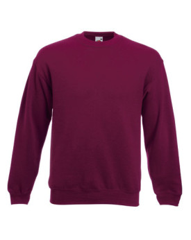 Sweat Personnalisé Manche Longue avec liseré Homme 280 g/m² (White, Heather Grey: 260 g/m²) - Fruit of the Loom 62-202-0 - Sw...
