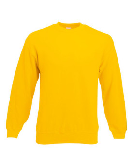 Sweat Personnalisé Manche Longue avec liseré Homme 280 g/m² (White, Heather Grey: 260 g/m²) - Fruit of the Loom 62-202-0 - Sw...