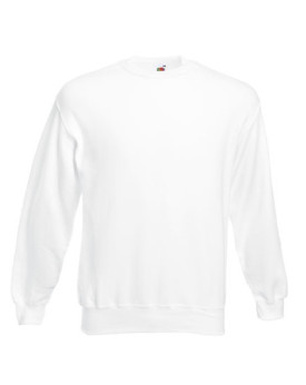 Sweat Personnalisé Manche Longue avec liseré Homme 280 g/m² (White, Heather Grey: 260 g/m²) - Fruit of the Loom 62-202-0 - Sw...