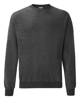Sweat Personnalisé Manche Longue avec liseré Homme 280 g/m² (White, Heather Grey: 260 g/m²) - Fruit of the Loom 62-202-0 - Sw...