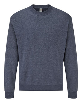 Sweat Personnalisé Manche Longue avec liseré Homme 280 g/m² (White, Heather Grey: 260 g/m²) - Fruit of the Loom 62-202-0 - Sw...
