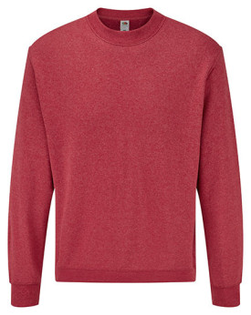 Sweat Personnalisé Manche Longue avec liseré Homme 280 g/m² (White, Heather Grey: 260 g/m²) - Fruit of the Loom 62-202-0 - Sw...