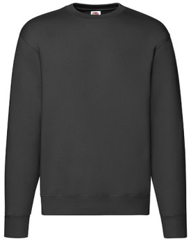 Sweat Personnalisé Manche Longue avec liseré Homme 280 g/m² (Heather Grey: 260 g/m²) - Fruit of the Loom 62-154-0 - Sweat Per...