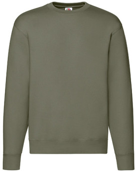 Sweat Personnalisé Manche Longue avec liseré Homme 280 g/m² (Heather Grey: 260 g/m²) - Fruit of the Loom 62-154-0 - Sweat Per...