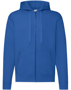 Sweatjacke mit Kapuze und klassischem Reißverschluss Farbe:Königsblau 