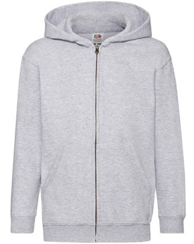 Sweat Personnalisé Manche Longue avec liseré Enfant 280 g/m² (Heather Grey: 260 g/m²) - Fruit of the Loom 62-045-0 - Vêtement...