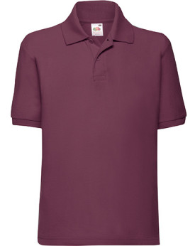 Polo Personnalisé Manche Courte avec liseré Enfant 180 g/m² (White: 170 g/m²) - Fruit of the Loom 63-417-0 - Vêtements Enfant...