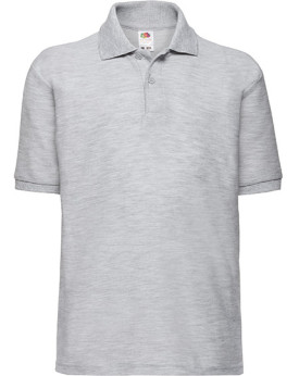 Polo Personnalisé Manche Courte avec liseré Enfant 180 g/m² (White: 170 g/m²) - Fruit of the Loom 63-417-0 - Vêtements Enfant...