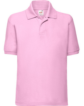 Polo Personnalisé Manche Courte avec liseré Enfant 180 g/m² (White: 170 g/m²) - Fruit of the Loom 63-417-0 - Vêtements Enfant...