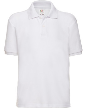 Polo Personnalisé Manche Courte avec liseré Enfant 180 g/m² (White: 170 g/m²) - Fruit of the Loom 63-417-0 - Vêtements Enfant...