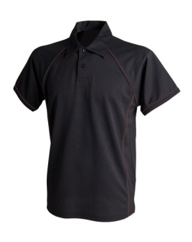 Polo Personnalisé Manche Courte Duo 200 g/m² - Finden+Hales LV370 - Polo Personnalisé avec marquage broderie, flocage ou impr...