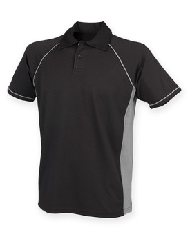 Polo Personnalisé Manche Courte Duo 200 g/m² - Finden+Hales LV370 - Polo Personnalisé avec marquage broderie, flocage ou impr...
