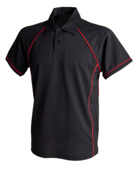 Polo Personnalisé Manche Courte Duo 200 g/m² - Finden+Hales LV370 - Polo Personnalisé avec marquage broderie, flocage ou impr...