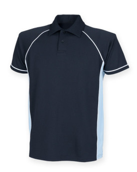 Polo Personnalisé Manche Courte Duo 200 g/m² - Finden+Hales LV370 - Polo Personnalisé avec marquage broderie, flocage ou impr...