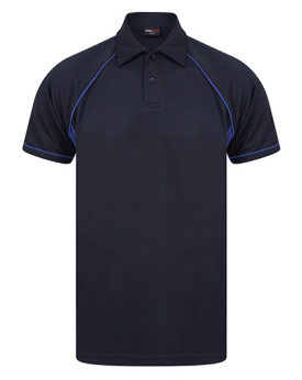 Polo Personnalisé Manche Courte Duo 200 g/m² - Finden+Hales LV370 - Polo Personnalisé avec marquage broderie, flocage ou impr...