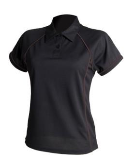 Polo Personnalisé Manche Courte Duo 200 g/m² - Finden+Hales LV371 - Polo Personnalisé avec marquage broderie, flocage ou impr...