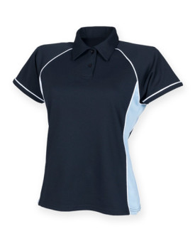 Polo Personnalisé Manche Courte Duo 200 g/m² - Finden+Hales LV371 - Polo Personnalisé avec marquage broderie, flocage ou impr...