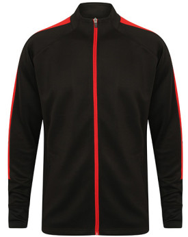 Veste Personnalisée Manche Longue avec liseré Homme 250 g/m² - Finden+Hales LV871 - Veste Personnalisée avec marquage broderi...
