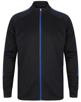 Veste Personnalisée Manche Longue avec liseré Homme 250 g/m² - Finden+Hales LV871 - Veste Personnalisée avec marquage broderi...